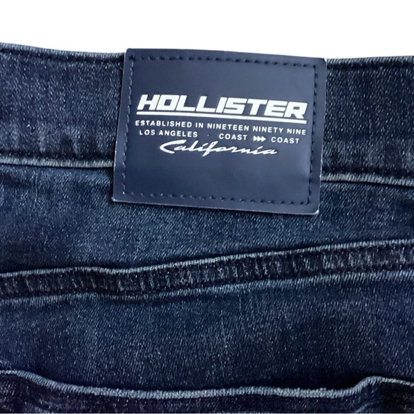 Hollister Mens Stacked Skinny Advanced Stretch Distressed Jeans Size 34 x 30 - Picture 5 of 7